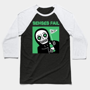 Senses fail skull Baseball T-Shirt